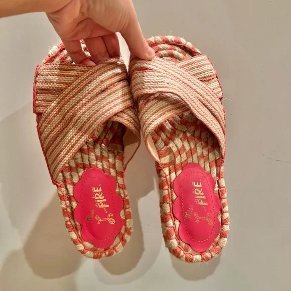 Miss L fire espadrille sandals NEVER WORN - Picture 4 of 7